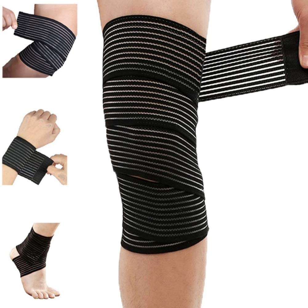 Dukungan elastis olahraga yang dapat disesuaikan untuk lutut