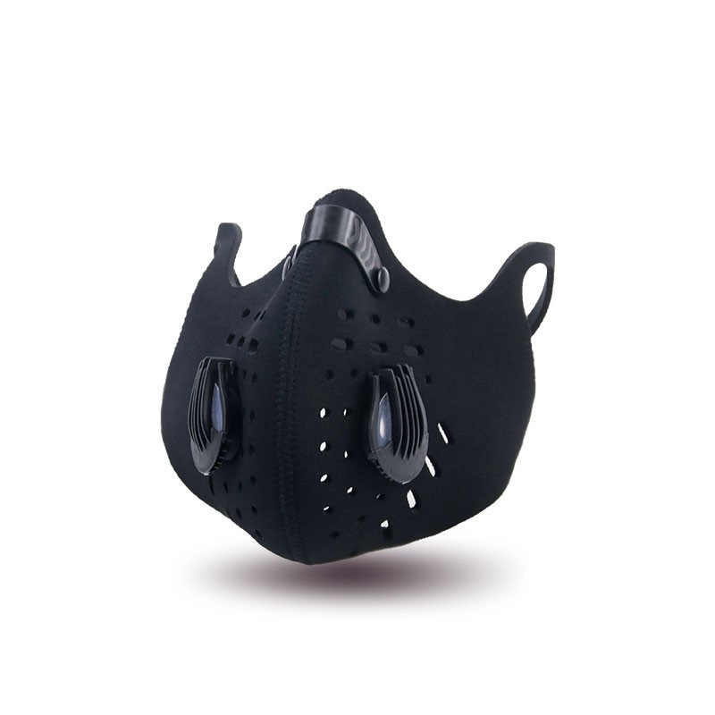 Masker Bersepeda Wajah Anti Polusi Tahan Debu dengan Filter Dan Katup